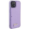 Guess GUHCP15SPSFDGSU iPhone 15 / 14 / 13 6.1 fioletowy/purple hardcase Sequin Script Metal